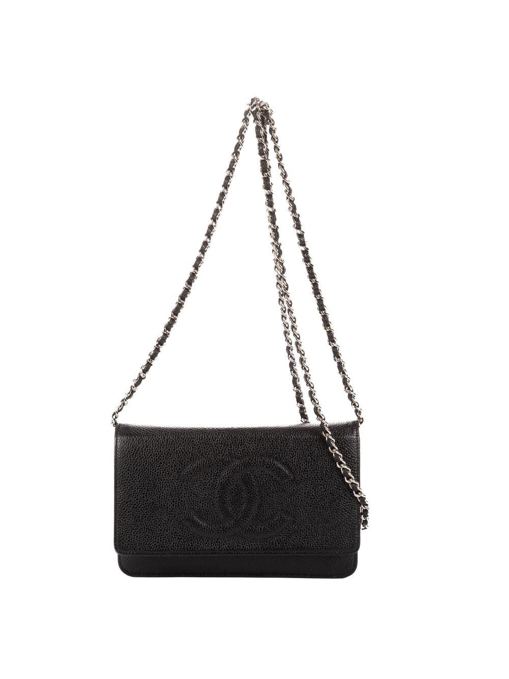 Chanel Timeless Wallet On Chain Caviar #377847C27B